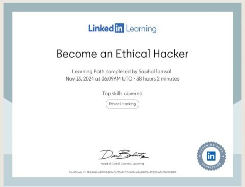 Become an Ethical Hacker Certificate