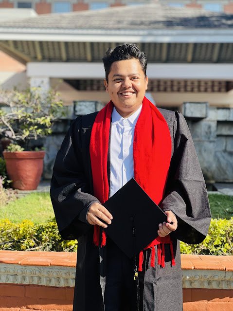 Saphal Lamsal Graduation